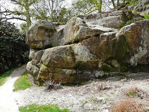 West Sussex Local Geological Sites - Rock View, Wakehurst Place